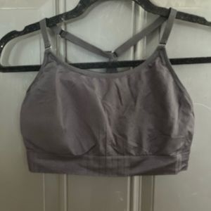 Black XXL padded sports bra.
